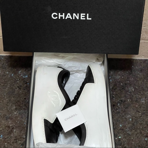 Chanel Pre-Fall 2017 mens leather sneakers - Picture 4 of 16